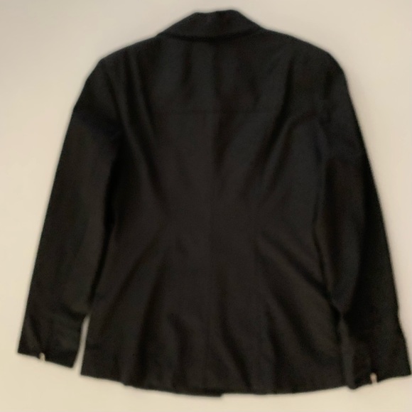 “DKNY” Black Wool Blend Jacket size 6 - Picture 11 of 14